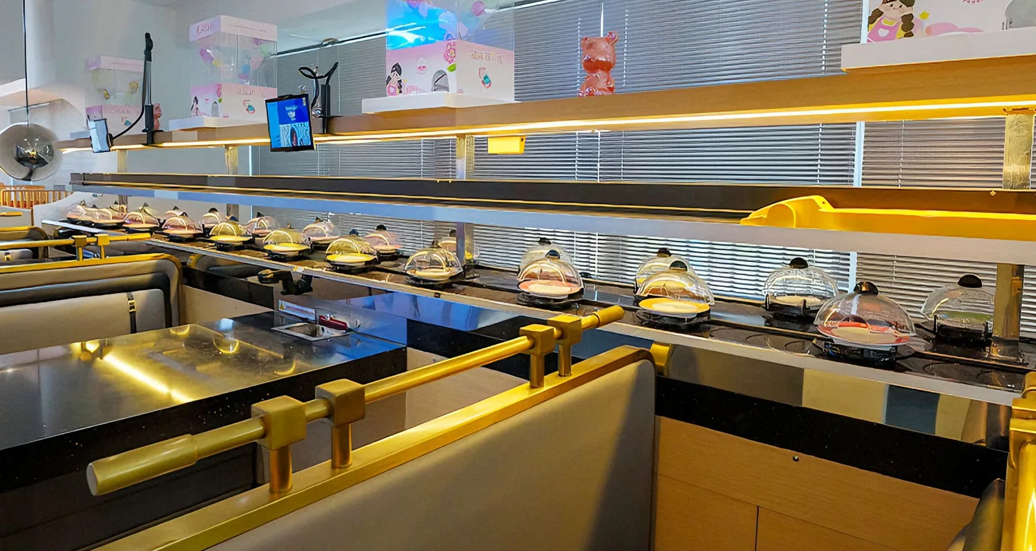 Equipo giratorio para sushi