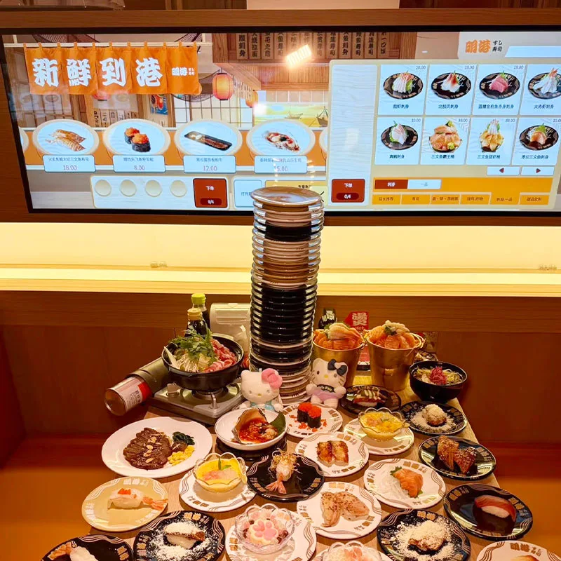 Equipo transportador automático de sushi de punto fijo