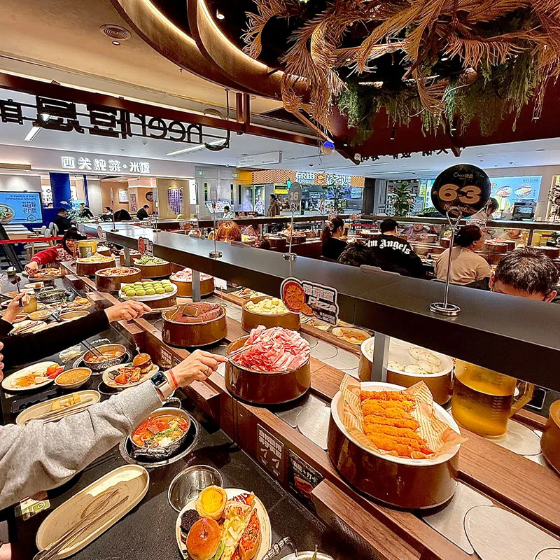 Rotating Hot Pot Conveyor Equipment Rotating Hot Pot Conveyor Equipment