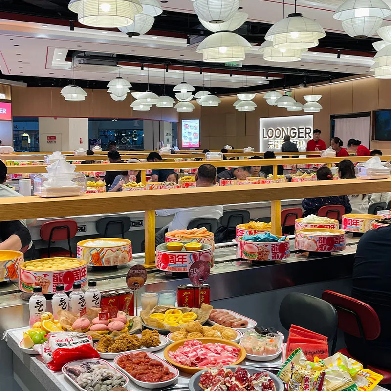 Rotating Hot Pot Conveyor Equipment
